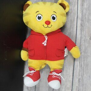 Daniel Tiger Talking 13" Plush PBS Fred Rogers Company Works - Great Condition
